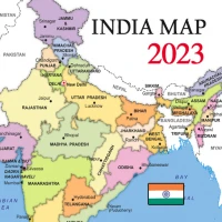 India Political Map offline