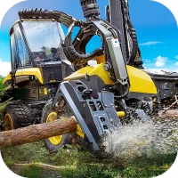 Logging Harvester Truck