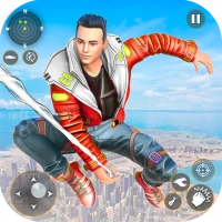 City Spider Rope Hero Game