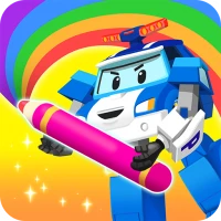 Poli Coloring & Games - Kids