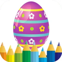 Easter Eggs - Coloring