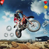 Motocross Mega Ramp Bike Stunt