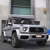 Driving Mercedes G63 AMG Race