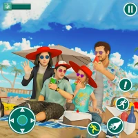 Virtual Family Vacation Game