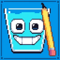 Happy Pixel Glass