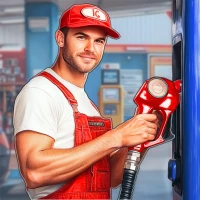 City Gas Station Sim Game 3D