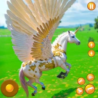 Magic Flying Unicorn Horse Sim