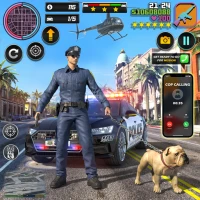 US Cop Car Chase Game 3D