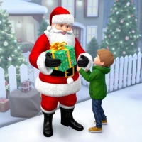 Real Santa Gift Christmas Game