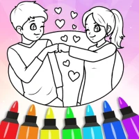 Love Romantic coloring Game