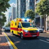 Ambulance Game Driving Sim 3D