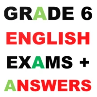 Grade 6 English Exams+ Answers