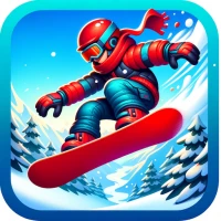 Downhill Crazy Snowboard Games