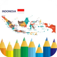 Indonesia Map Coloring