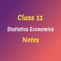 Class 11 Statistics Economics