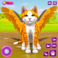 Flying Wild Cat Care Sim 3D