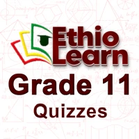 Ethio Learn : Grade 11 Quizzes