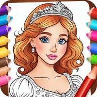 princess coloring book