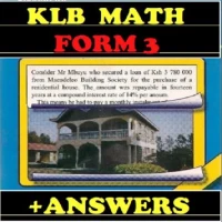 Form  3 KLB Math Notes+Answers