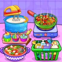 Cooking games chef kitchen Set