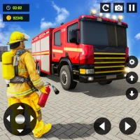 Fire Truck Firefighter Rescue