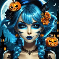 Halloween Makeup:Dress Up Game