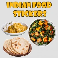 Indian Food Stickers