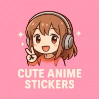 Cute Anime Stickers WA