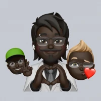 Black Men Memoji Stickers WA
